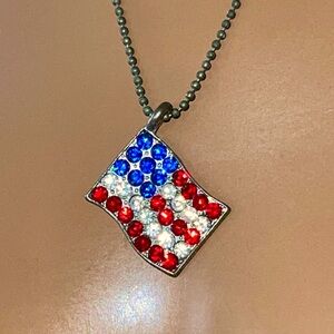 American Flag Necklace 🇺🇸